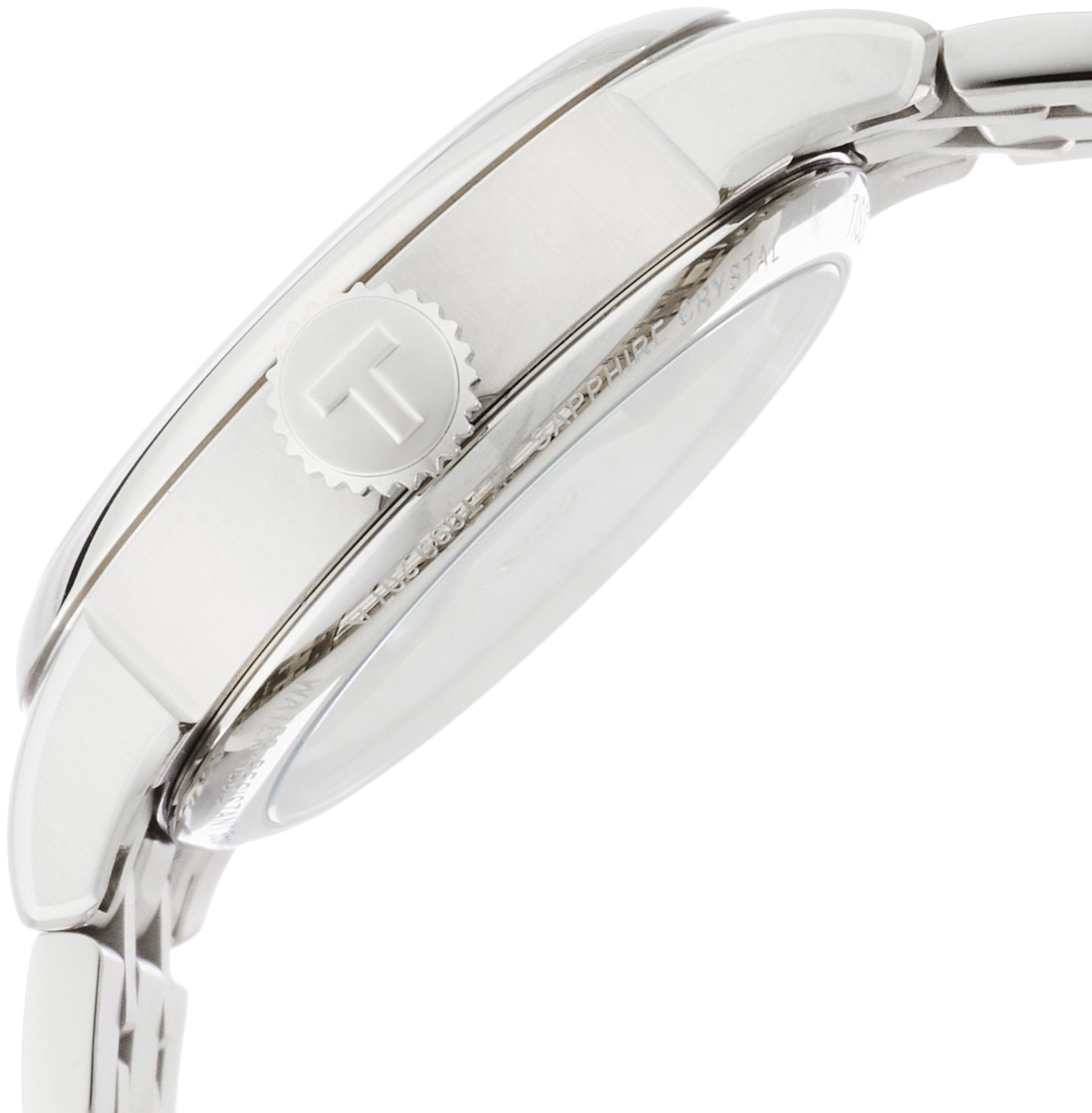 Tissot Chemin Des Tourelles Powermatic 80 Helvetic Silver Dial Silver Steel Strap Watch For Women - T099.207.11.116.00