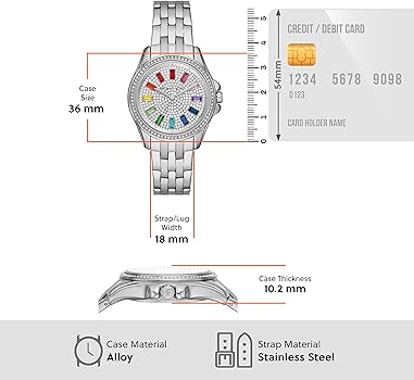 Michael Kors Pilot Quartz Silver Dial Silver Steel Strap Watch For Women - MK7368