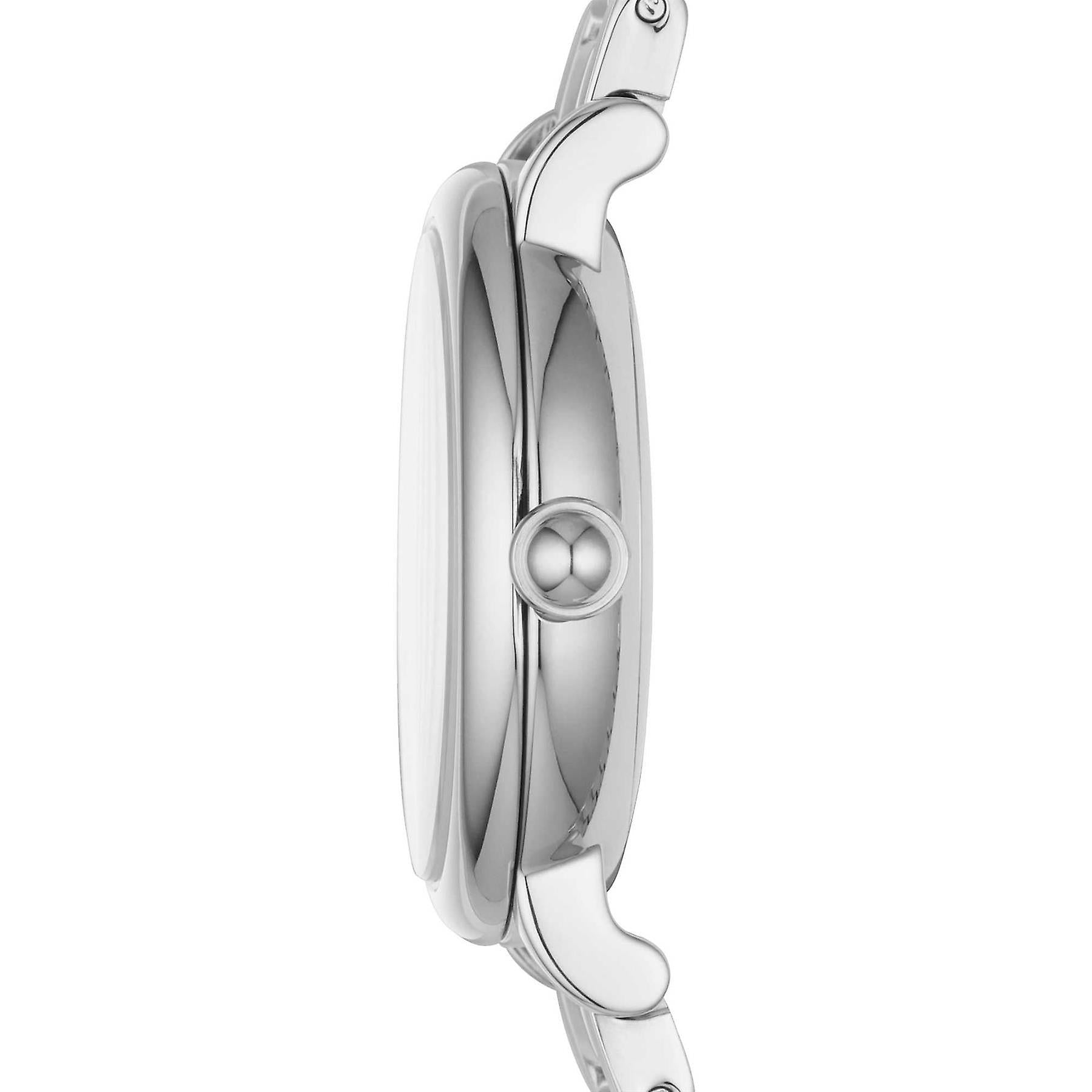 Marc Jacobs Classic White Dial Silver Steel Strap Watch for Women - MJ3591