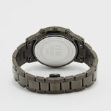 Daniel Wellington Iconic Link Chronograph Grey Dial Grey Steel Strap Watch for Men - DW00100643
