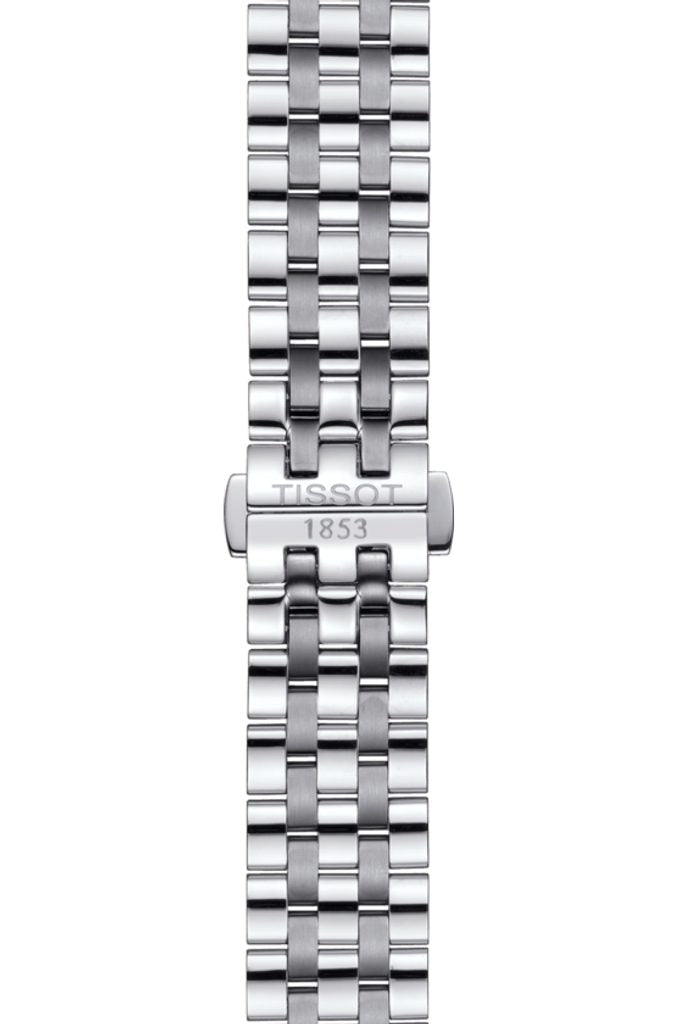 Tissot Carson Premium Black Dial Silver Steel Strap Watch For Men - T122.410.11.053.00