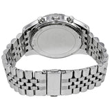 Michael Kors Lexington Chronograph Black Dial Black Steel Strap Watch For Men - MK8602