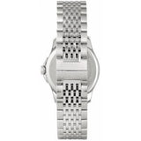 Gucci G Timeless Diamonds Mother of Pearl Black Dial Silver Steel Strap Watch For Women - YA126505