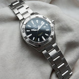 Tag Heuer Aquaracer Black Dial Silver Steel Strap Watch for Men - WBD1110.BA0928