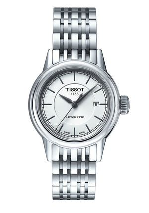 Tissot Carson Powermatic 80 Silver Dial Silver Steel Strap Watch For Men - T085.407.11.011.00