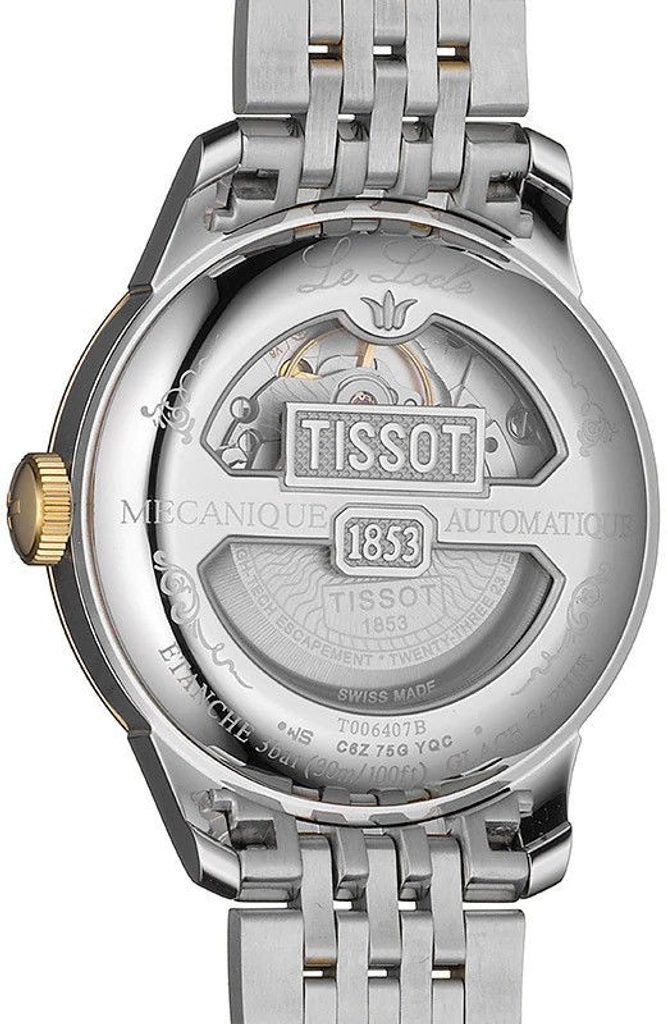 Tissot Le Locle Powermatic 80 Silver Dial Two Tone Steel Strap Watch For Men - T006.407.22.033.01