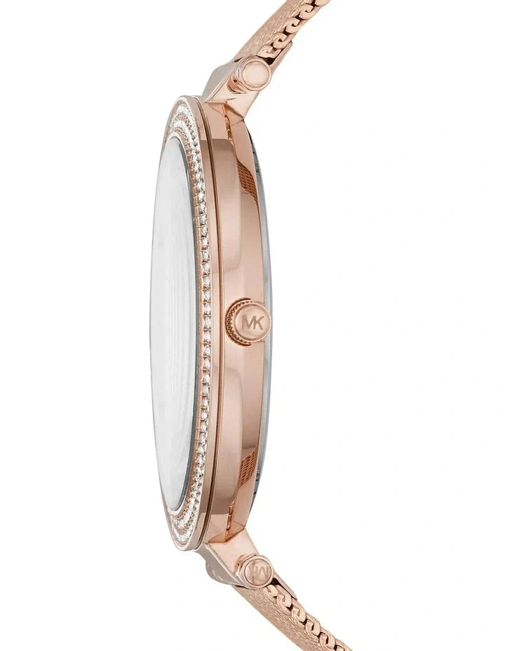 Michael Kors Darci Rose Gold Dial Rose Gold Steel Strap Watch for Women - MK3439