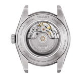Tissot Gentleman Powermatic 80 Silicium Black Dial Silver Steel Strap Watch For Men - T127.407.11.051.00