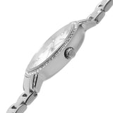 Emporio Armani Cleo Crystals Mother Of Pearl Dial Silver Steel Strap Watch For Women - AR11484
