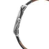 Hugo Boss Horizon Blue Dial Grey Leather Strap Watch for Men - 1513539