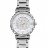 Michael Kors Catlin Silver Dial Silver Steel Strap Watch for Women - MK3355