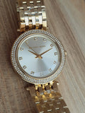Michael Kors Darci Gold Dial Gold Stainless Steel Strap Watch for Women - MK3216