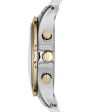 Marc Jacobs Henry Chronograph Silver Dial Two Tone Steel Strap Watch for Women - MBM3197