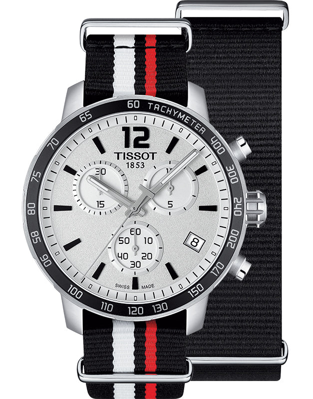 Tissot T Sport Quickster Chronograph NATO Watch For Men - T095.417.17.037.01
