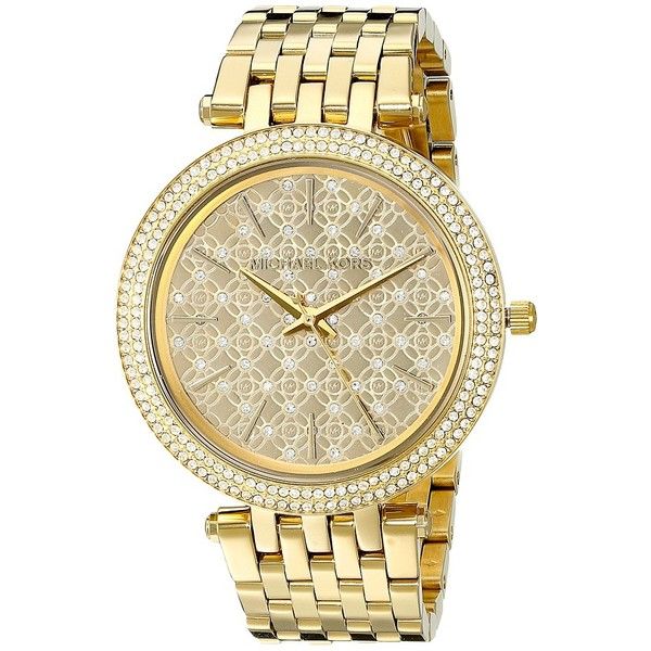 Michael Kors Darci Gold Dial Gold Steel Strap Watch for Women - MK3398