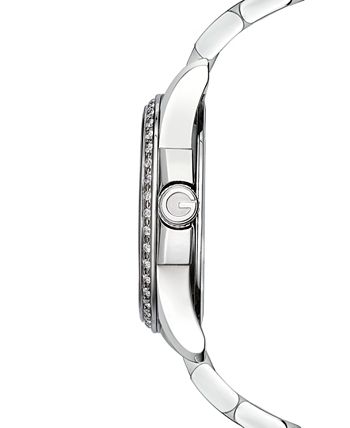 Gucci G Timeless Mother of Pearl Dial Silver Steel Strap Watch For Women - YA126543