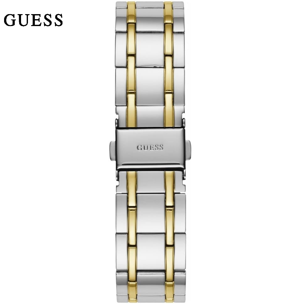 Guess Montauk Silver Dial Two Tone Steel Strap Watch for Women - W0933L5