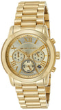 Michael Kors Cooper Gold Dial Gold Steel Strap Watch for Women - MK6274