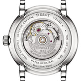 Tissot Carson Premium Automatic Lady Silver Dial Black Leather Strap Watch for Women - T122.207.16.033.00