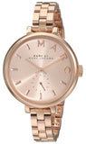 Marc Jacobs Sally Rose Gold Dial Rose Gold Steel Strap Watch for Women - MBM3364