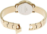 Coach Delancey Diamonds Silver Dial Gold Steel Strap Watch for Women - 14502354