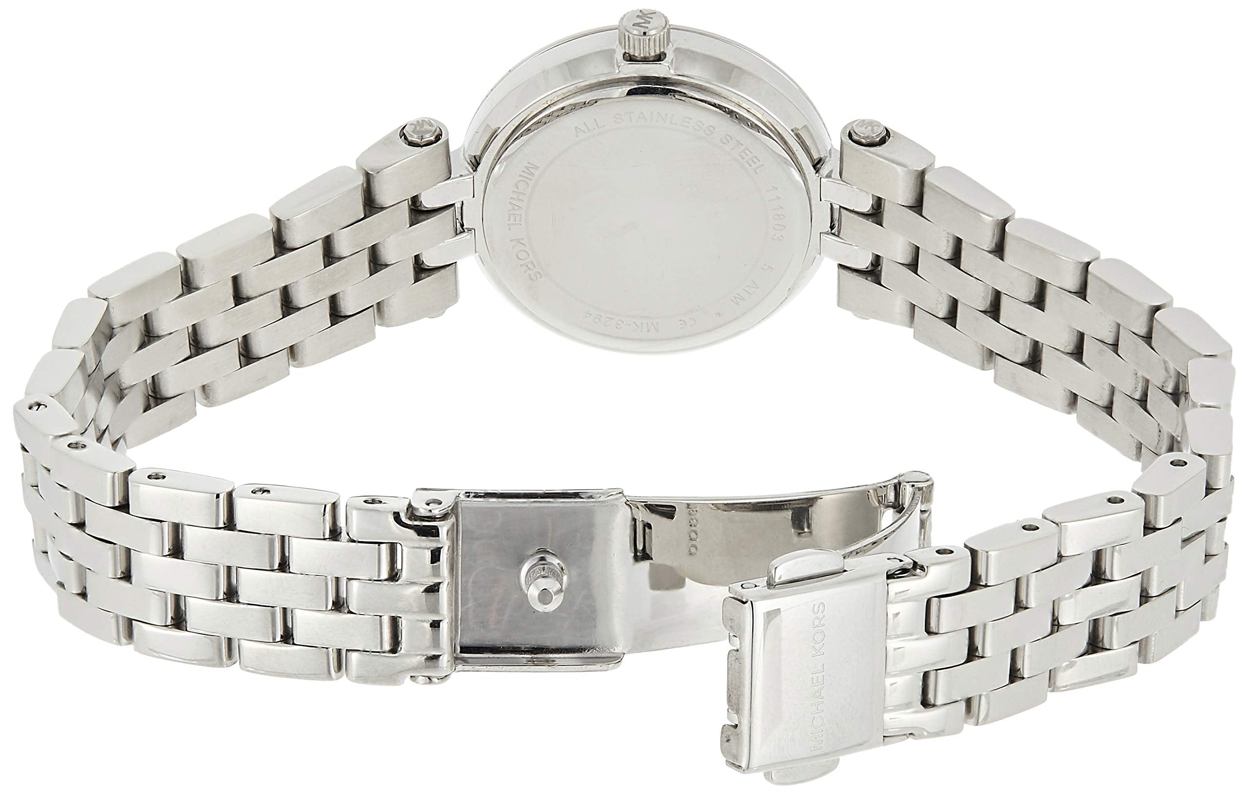 Michael Kors Darci Silver Dial Silver Steel Strap Watch for Women - MK3294