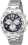 Tag Heuer Formula 1 Chronograph Grey Dial Silver Steel Strap Watch for Men - CAZ1114.BA0877