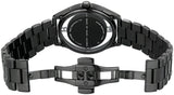 Marc Jacobs Tether Transparent Black Dial Black Steel Strap Watch for Women - MBM3415
