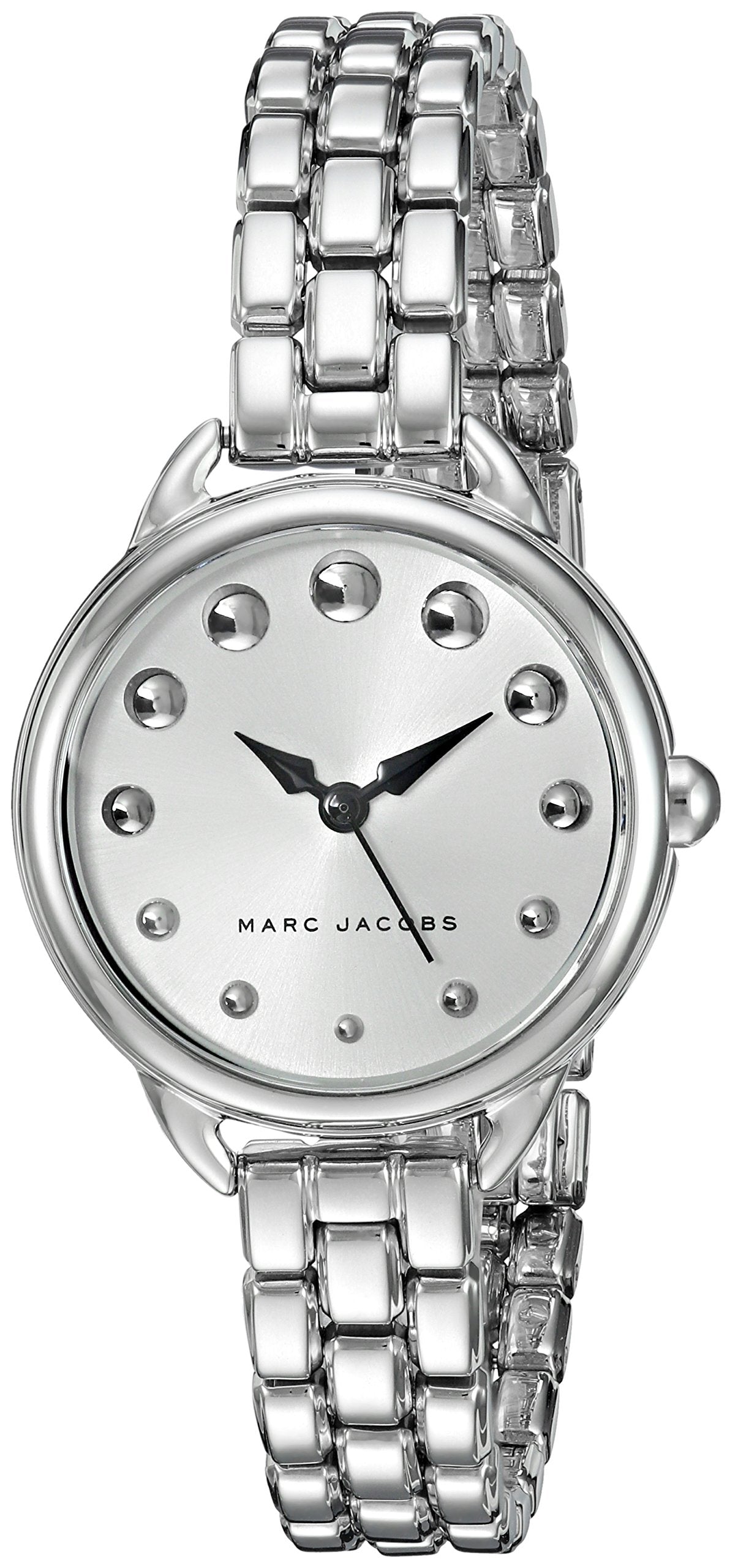 Marc Jacobs Betty White Dial Silver Steel Strap Watch for Women - MJ3497