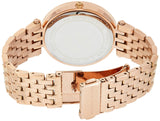 Michael Kors Darci Blue Dial Rose Gold Steel Strap Watch for Women - MK3728