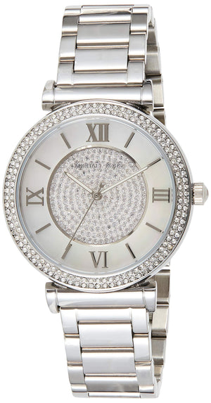 Michael Kors Catlin Silver Dial Silver Steel Strap Watch for Women - MK3355