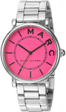 Marc Jacobs Roxy Pink Dial Silver Steel Strap Watch for Women - MJ3528