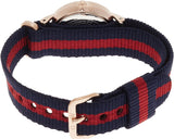 Daniel Wellington Classy Oxford White Dial Two Tone Nylon Strap Watch For Women - DW00100064