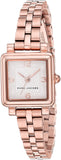 Marc Jacobs Vic Silver Dial Rose Gold Steel Strap Watch for Women - MJ3530