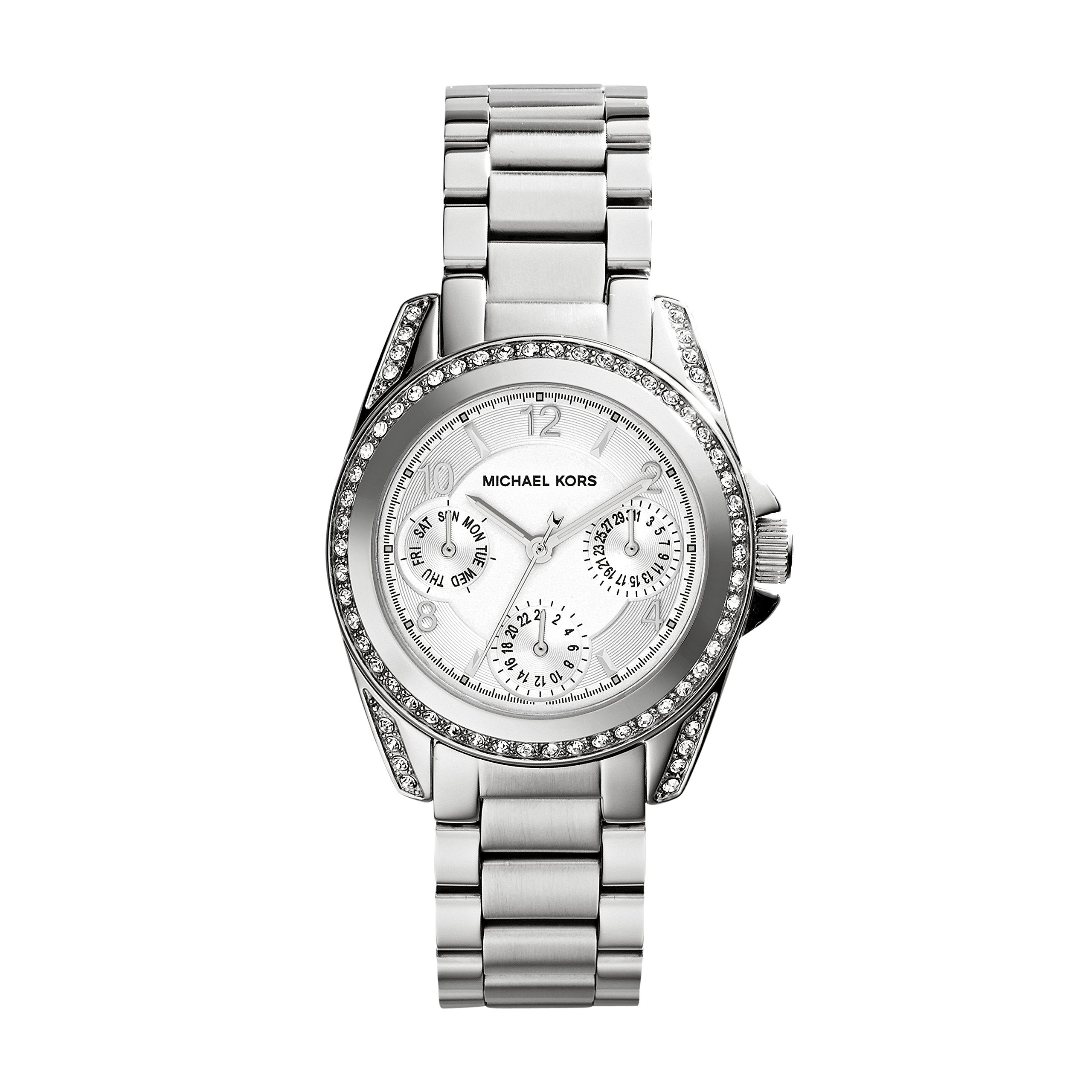 Michael Kors Blair Silver Dial SIlver Steel Strap Watch for Women - MK5612