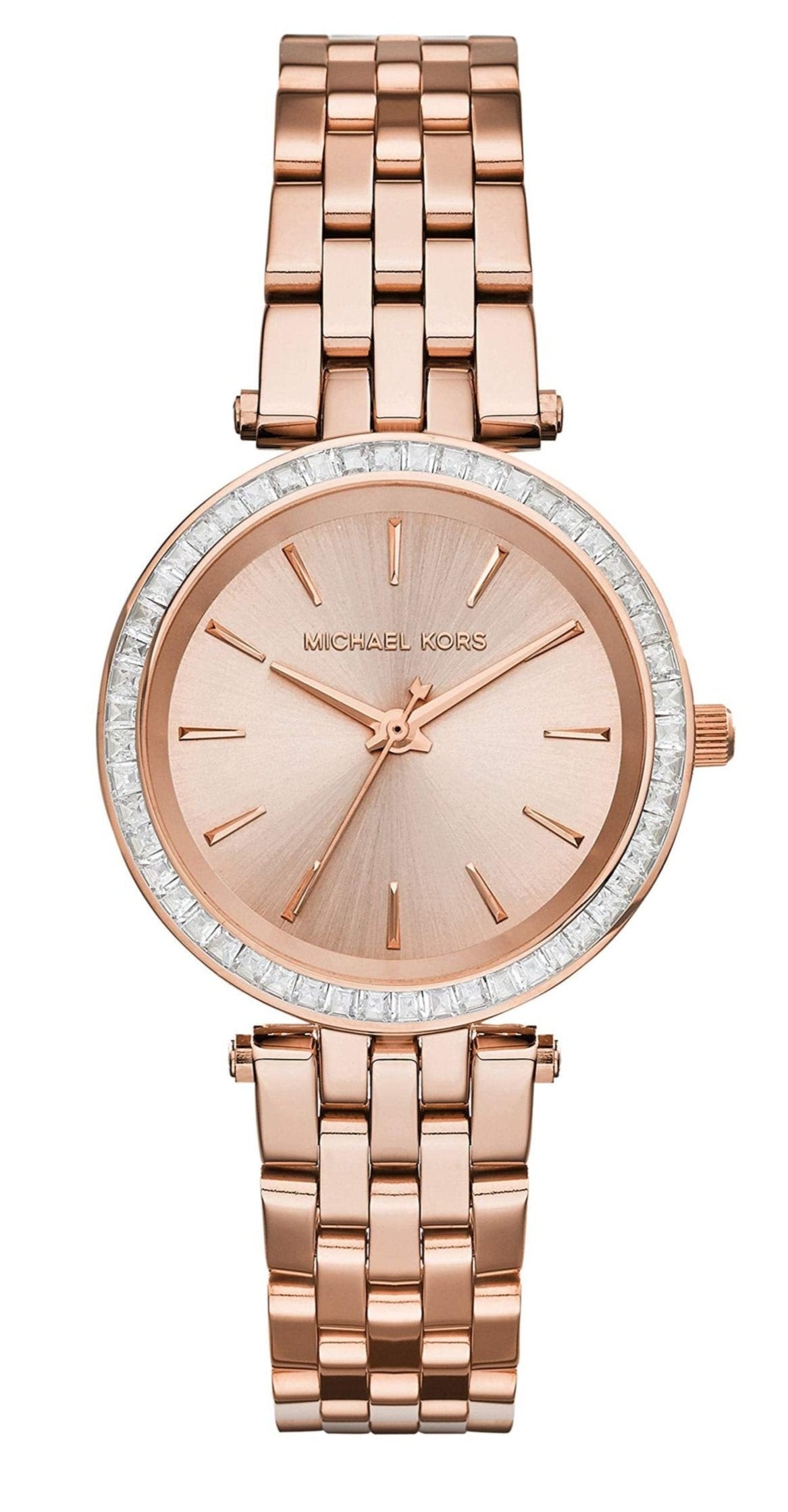 Michael Kors Darci Rose Gold Dial Rose Gold Stainless Steel Strap Watch for Women - MK3366