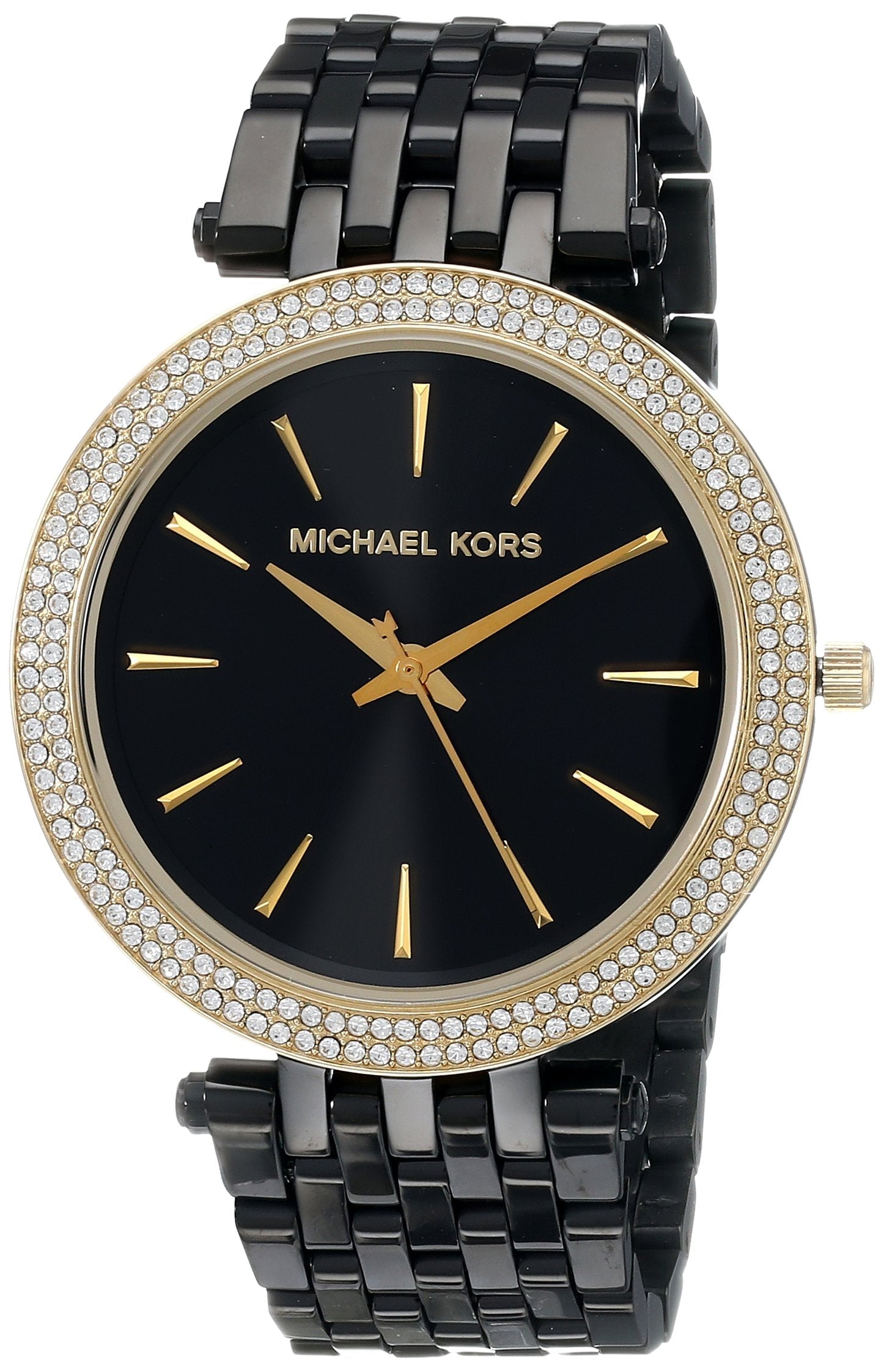 Michael Kors Darci Black Dial Black Steel Strap Watch for Women - MK3322
