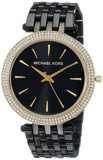 Michael Kors Darci Black Dial Black Steel Strap Watch for Women - MK3322