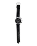 Tommy Hilfiger Harrison Chronograph Black Dial Black Leather Strap Watch for Men - 1790875