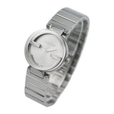 Gucci G Interlocking Silver Dial Silver Steel Strap Watch For Women - YA133503