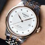 Tissot Le Locle Powermatic 80 Silver Dial Two Tone Steel Strap Watch For Men - T006.407.22.036.01