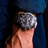 Tissot Seastar 1000 Chronograph Black Dial Silver Steel Strap Watch For Men - T120.417.11.051.00