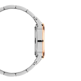 Daniel Wellington Iconic Link White Dial Two Tone Steel Strap Watch For Women - DW00100359