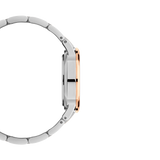 Daniel Wellington Iconic Link White Dial Two Tone Steel Strap Watch For Women - DW00100358