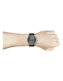 Hugo Boss Champion Grey Dial Brown Leather Strap Watch for Men - 1513815
