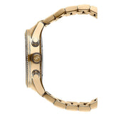 Michael Kors Ritz Gold Dial Gold Steel Strap Watch for Women - MK6356