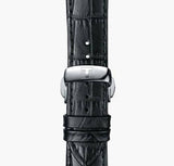 Tissot Chemin Des Tourelles Powermatic 80 Black Dial Black Leather Strap Watch For Men - T099.407.16.058.00