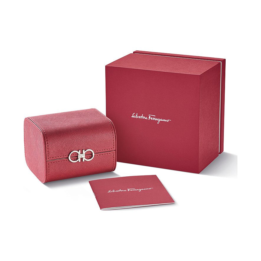 Salvatore Ferragamo Sapphire Black Dial Black Rubber Strap Watch for Men - SFHP00320