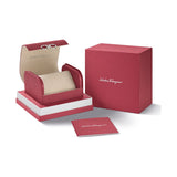 Salvatore Ferragamo Sapphire Blue Dial Two Tone Steel Strap Watch for Men - SFHP007-20