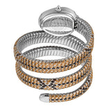 Just Cavalli Glam Snake White Dial Multicolor Steel Strap Watch for Women - JC1L163M0215